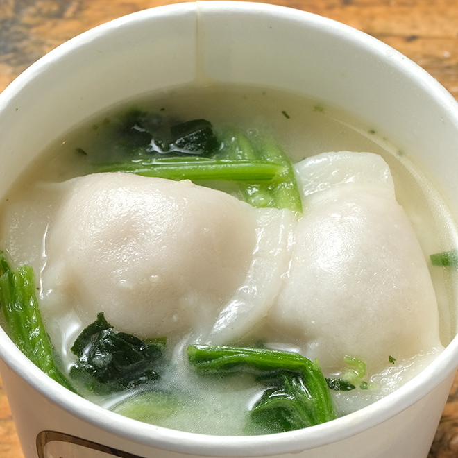 白湯スープ水餃子2個入り